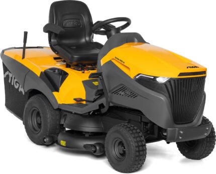 Stiga Rasentraktor Estate 9102 W mit Mulchstopfen, Anhängerkupplung und Ladegerät